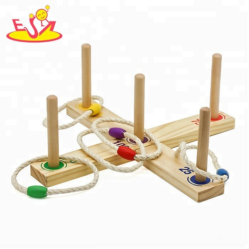 High quality children educational wooden toss game for yard W01D001