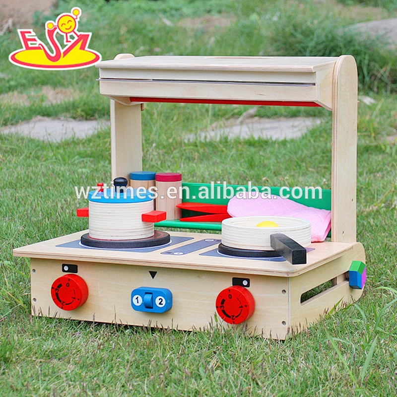 wholesale design europe style mini wooden table kitchen toy for children W10C177