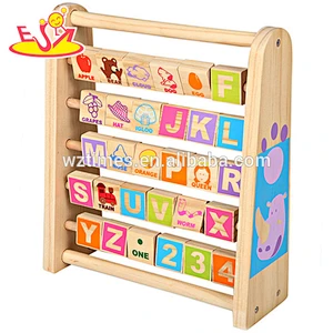 wholesale new fashion children wooden educational Letters toy W12C010