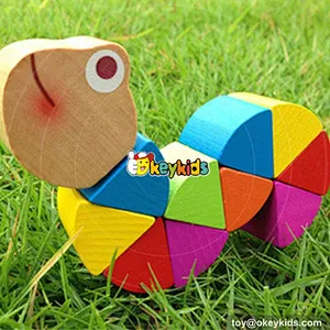 High quality crocodile wooden number puzzle games for children W14I037