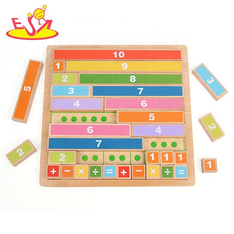 2019 New fashion preschool math wooden learning games for education W14A225