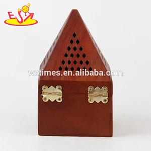 2018 Wholesale high quality classical style wooden incense burner household wooden incense burner W02A258