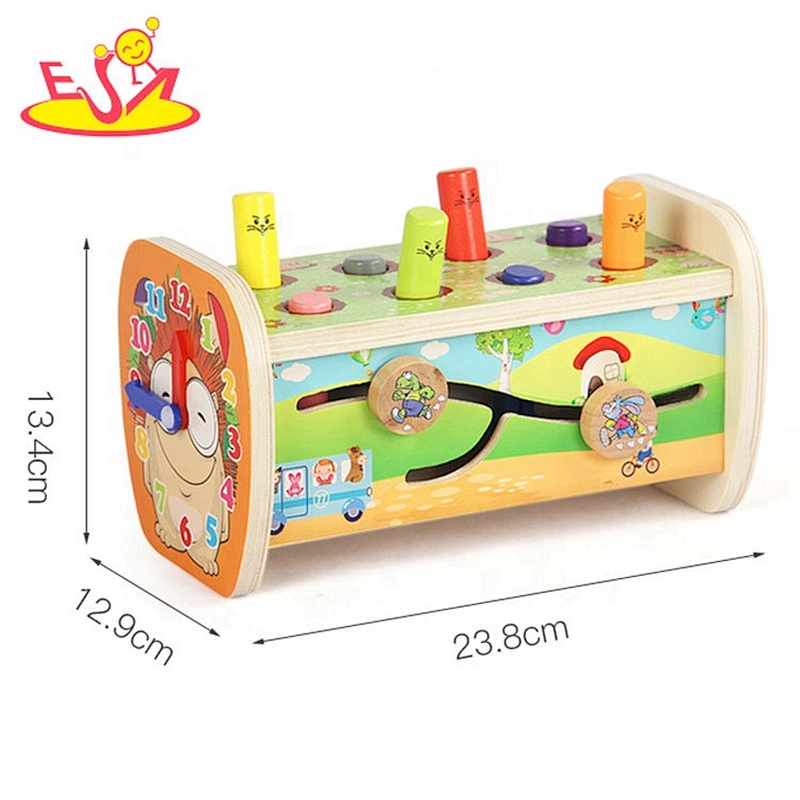 Most popular funny wooden baby hammer toy for wholesale W11G066