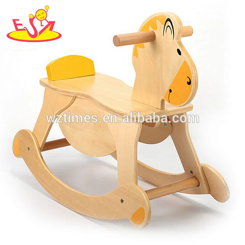 2018 wholesale wooden toy rocking horse fashion wooden toy rocking horse most lovely wooden toy rocking horse W16D063