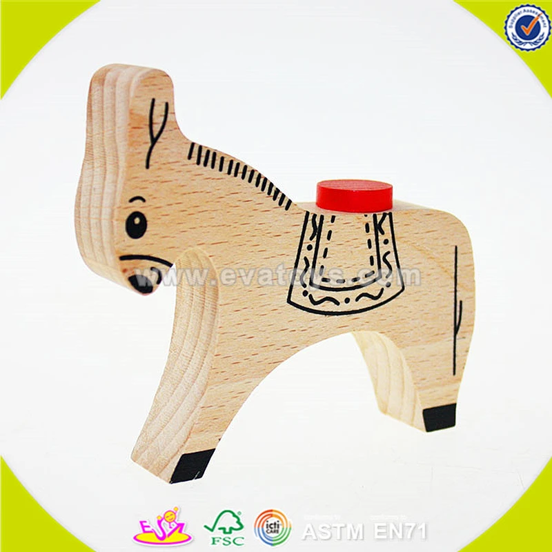 wholesale colorful funny wooden balance toy for kids,horse design children wooden balance toy,best wooden balance toy W13D075