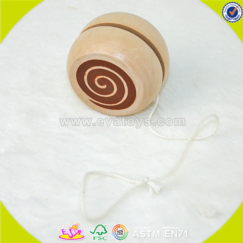 wholesale funny baby wooden yo yo toy W01B013