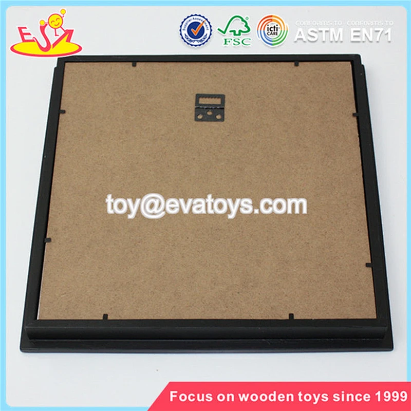 Wholesale simple style classic black wooden picture frame W09A008