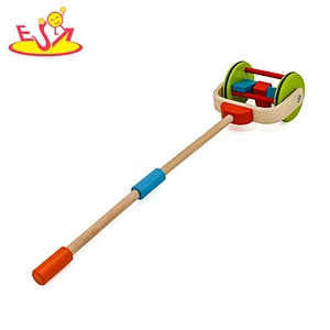 Most popular preschoolers wooden push car for baby W05A010