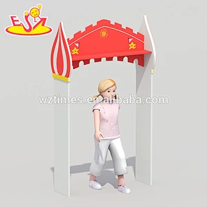 Wholesale funny castle wooden kids playhouse best design wooden kids playhouse preschool play wooden kids playhouse W08C180