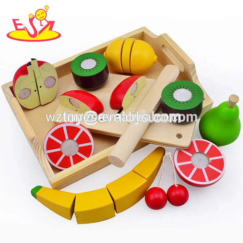 Großhandelsrollensimulationsbaby hölzernes Fruchtspielzeug für Verkauf W10B145