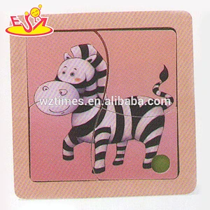 wholesale baby wooden puzzle animal educational kids wooden puzzle animal children wooden puzzle animal W14C162