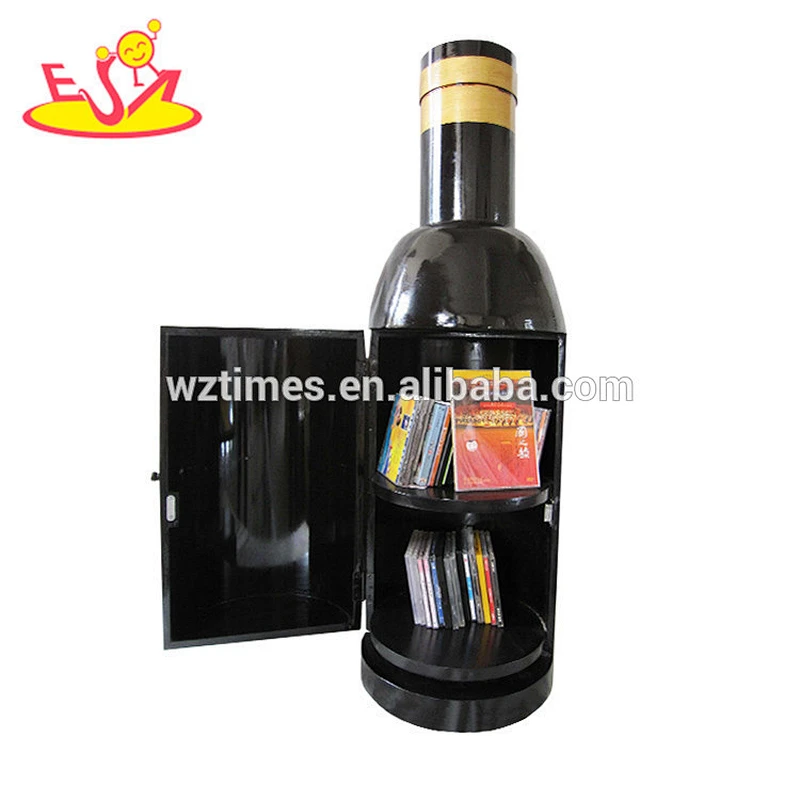 Wholesale hottest sale antique gas pump shaped red wooden display cabinet for decoration W08C217