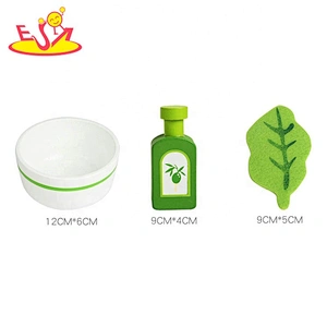 Most popular salad set wooden play food for kids W10B332