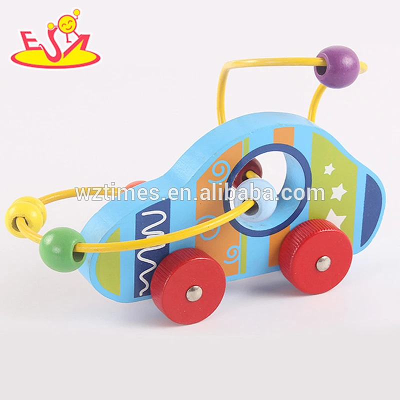 2018 hot-selling wooden beads toys new wooden beads toys for wholesale W11B085