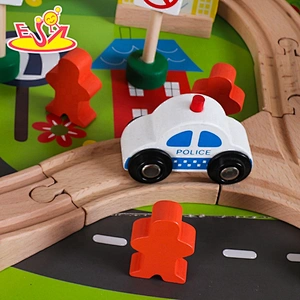 New hottest educational toys wooden small train table for wholesale W04C009C