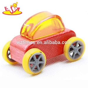 wholesale newly fashionable wooden mini children toy car for sale W04A180D