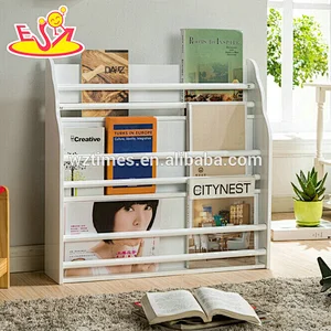 Wholesale top fashion children wooden magazine rack for sale W08C251