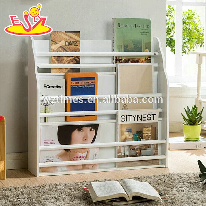 Wholesale top fashion children wooden magazine rack for sale W08C251