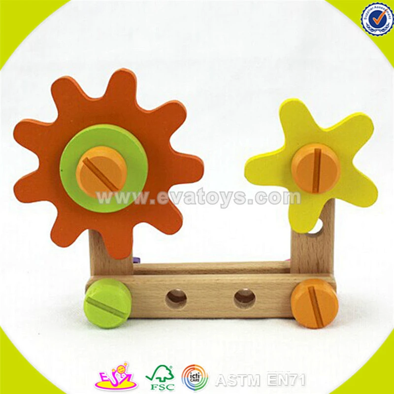 Wholesale creative wooden montessori DIY screws toy newest wooden kids DIY screws toy hot DIY screws toy W03C013