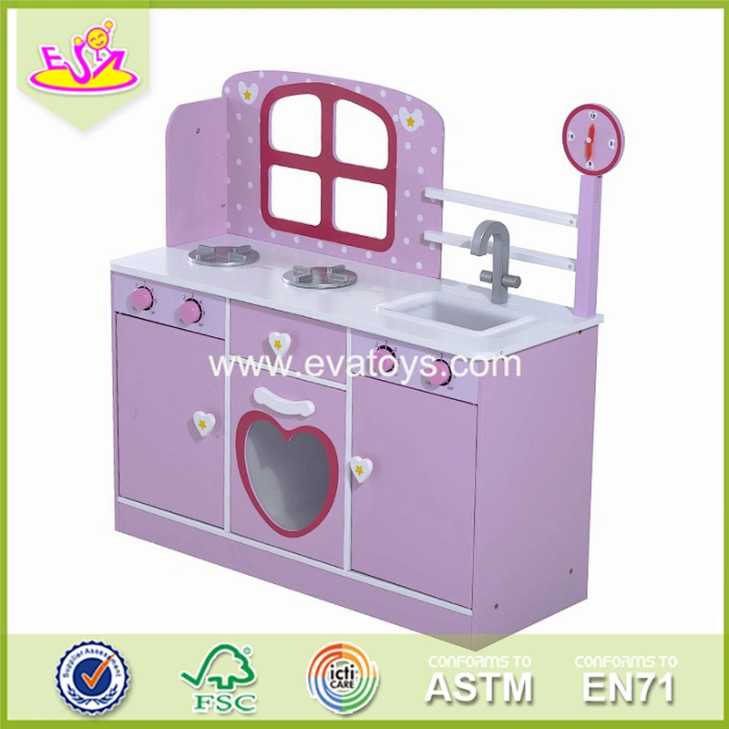 New design educational wooden lovely kitchen toy for kids W10C263