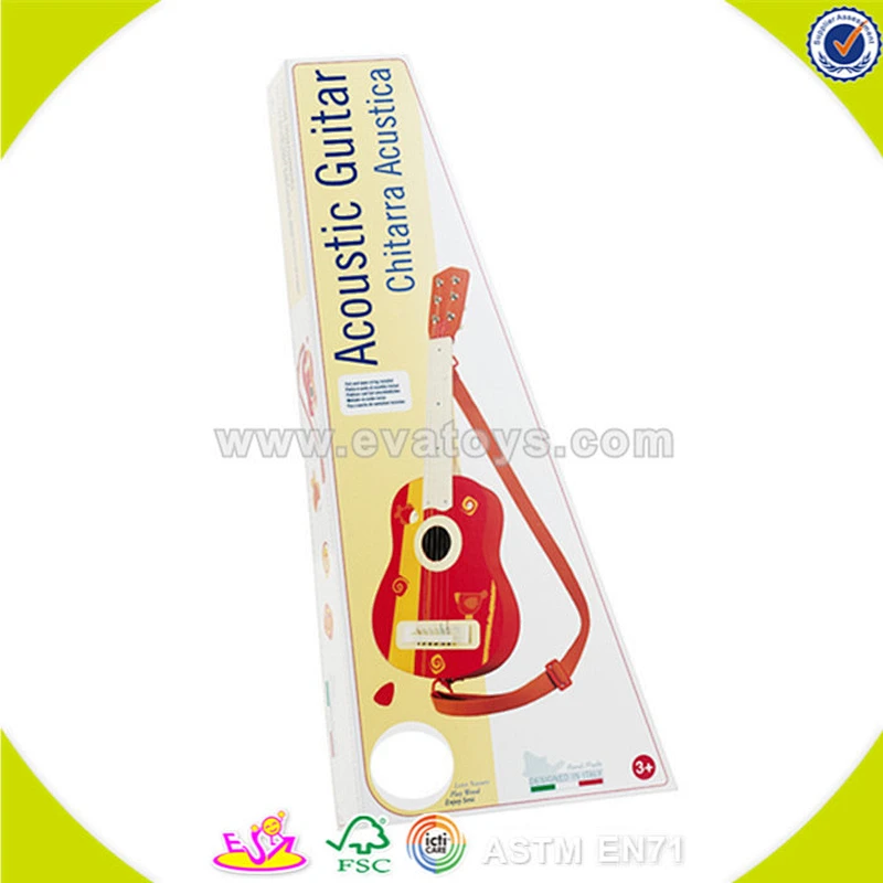 wholesale wooden guitar high quality wooden toy guitar cheap wooden guitar W07H034