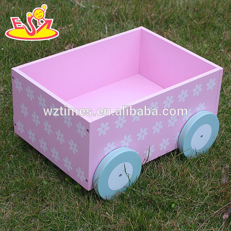 wholesale children wooden toy storage box with high quality W08C134