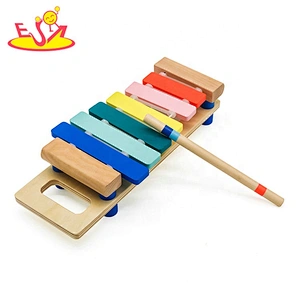 2019 New arrival educational wooden toy xylophone for kids W07C082