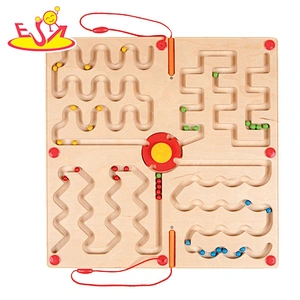 Most popular educational wooden gravity maze games for kids W11H063