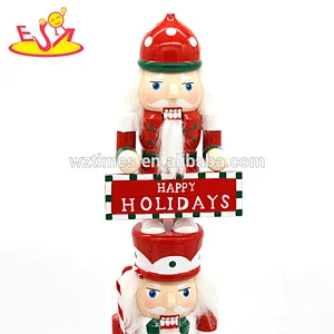 2018 Wholesale cheap kids doll toy wooden soldier nutcracker doll for sale W02A285