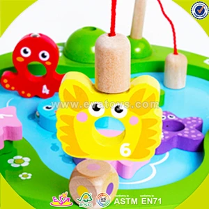2018 Wholesale kids educational wooden magnet toys for sale W01A056
