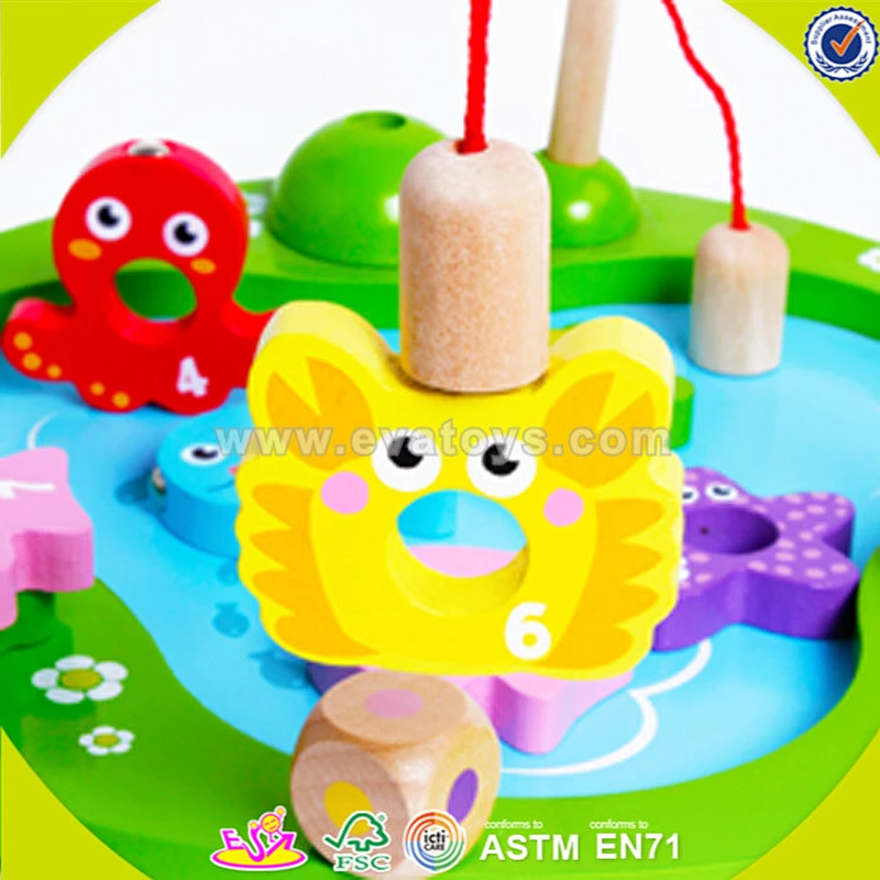 2018 Wholesale kids educational wooden magnet toys for sale W01A056