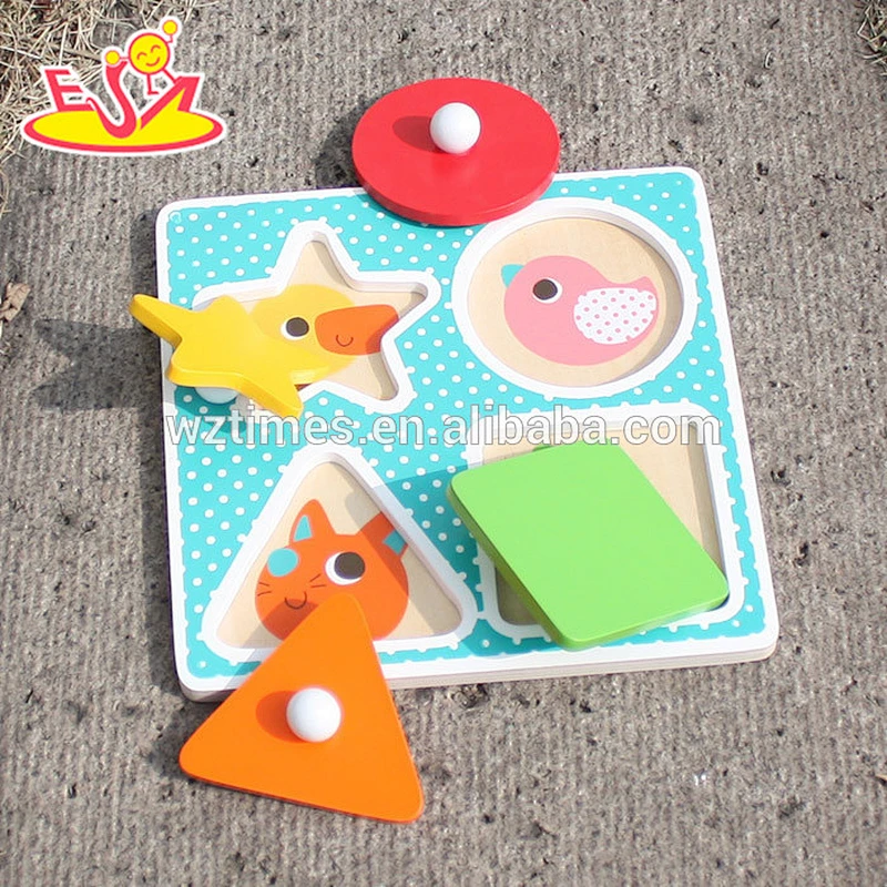 2018 wholesale baby wooden matching puzzle toy fashion kids wooden matching puzzle toy wooden matching puzzle toy W14M114