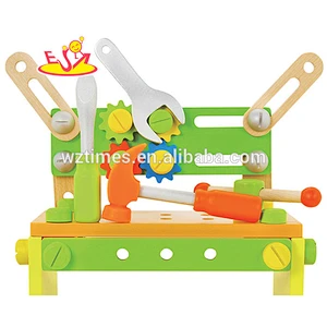 wholesale cartoon baby wooden screw toy for education W03C020