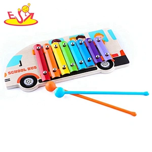 2019 New design musical toys wooden baby xylophone with customize W07C077