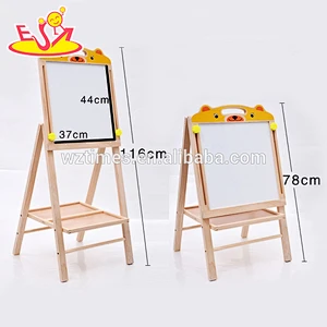 Magnetische whiteboard Staffelei der pädagogischen hölzernen Zeichnung für Kinder W12B085