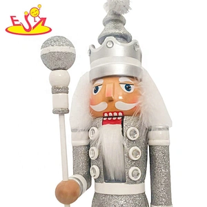 2019 High quality children wooden xmas nutcrackers with customize W02A335
