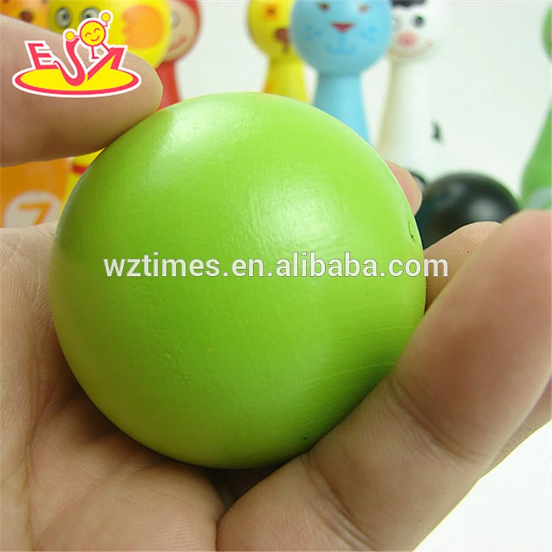 wholesale newly 13PCS wooden toys bowling new fashionable 13PCS wooden toys bowlin W01A125
