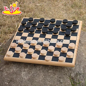 2017 international kids wooden chess board new design play wooden chess board W11A052