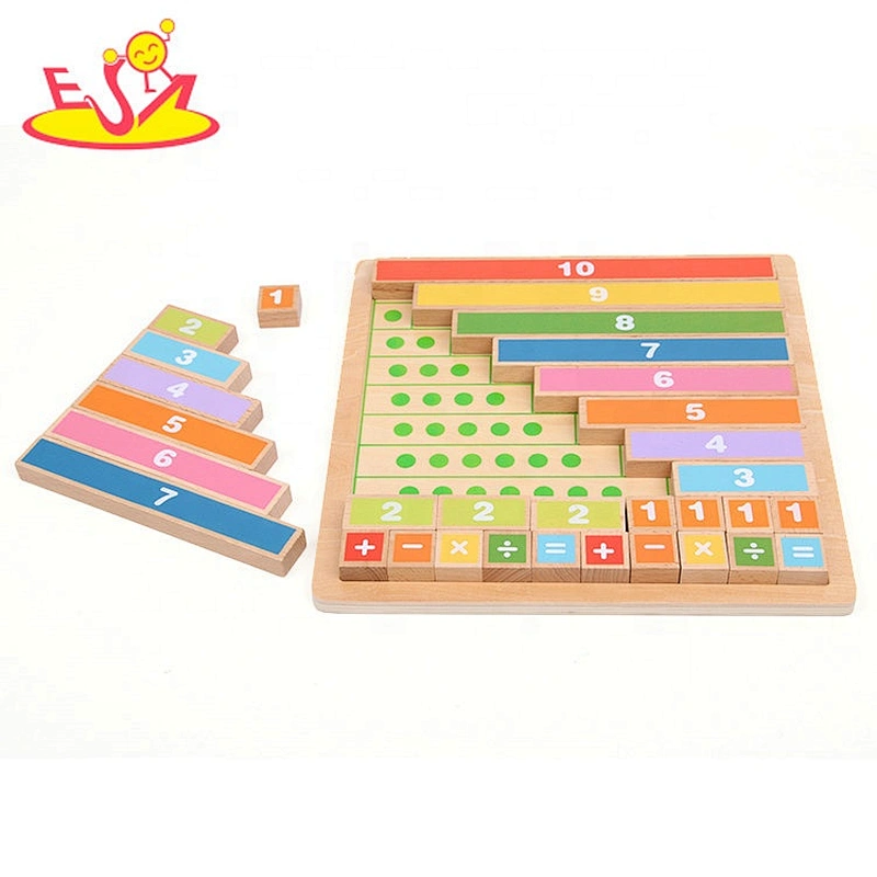 2019 New fashion preschool math wooden learning games for education W14A225