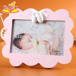 2018 wholesale creative lovely wooden kids photo frame W09A046