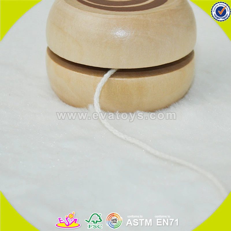wholesale funny baby wooden yo yo toy W01B013