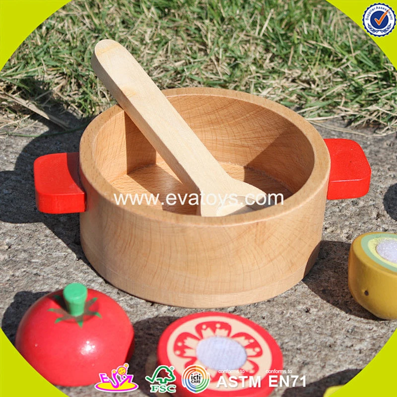 wholesale kids wooden vegetables toys simulation baby wooden vegetables toy W10B146