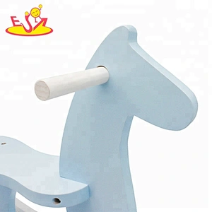 New arrival small wooden kids rocking horse for wholesale W16D118
