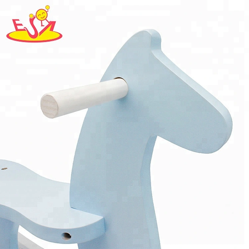 New arrival small wooden kids rocking horse for wholesale W16D118