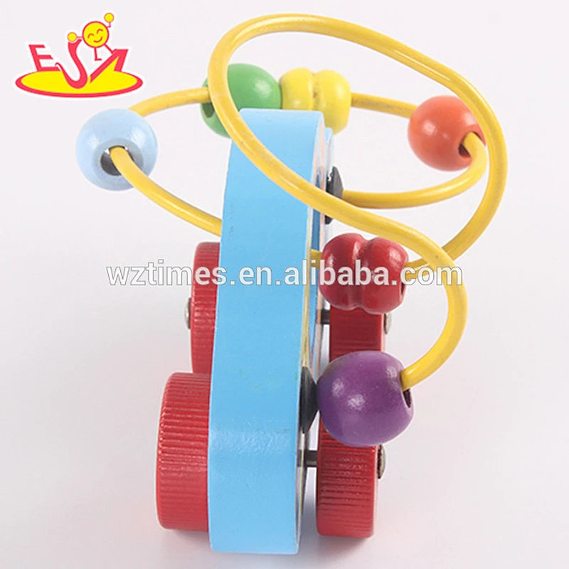 2018 hot-selling wooden beads toys new wooden beads toys for wholesale W11B085