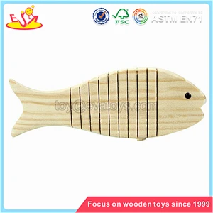 Wholesale kids best choice art teaching aid 3d animal wooden diy painting toy W03A038