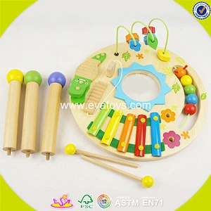 top fashion baby educational wooden percussion toy W07A094