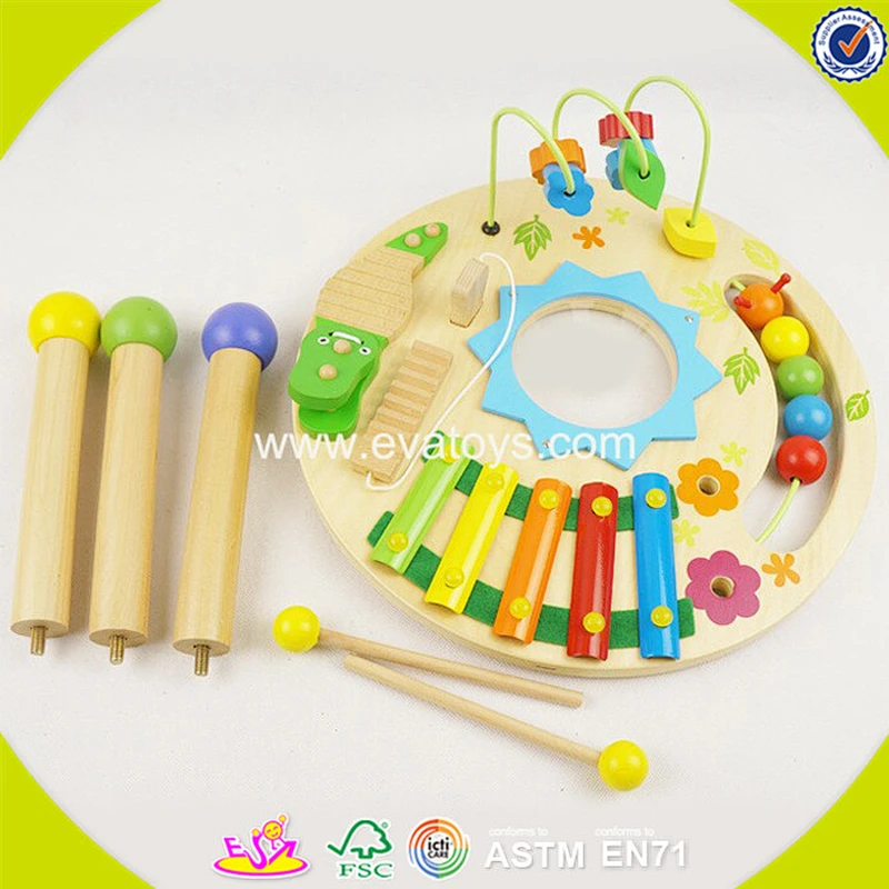 top fashion baby educational wooden percussion toy W07A094