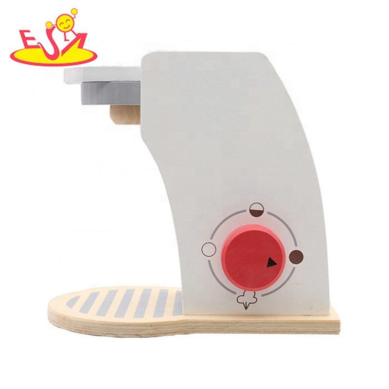 New design kids wooden toy coffee machine for pretend play W10D228