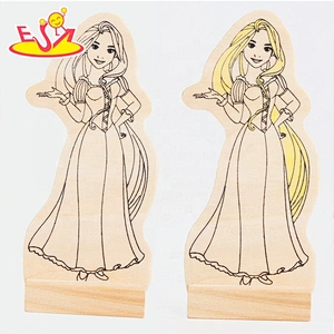DIY educational wooden drawing toys for kids W03A080
